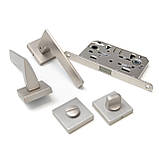 Ручка міжкімнатна комплект TRION GRECO 49 AL-AL MSN, фото 2