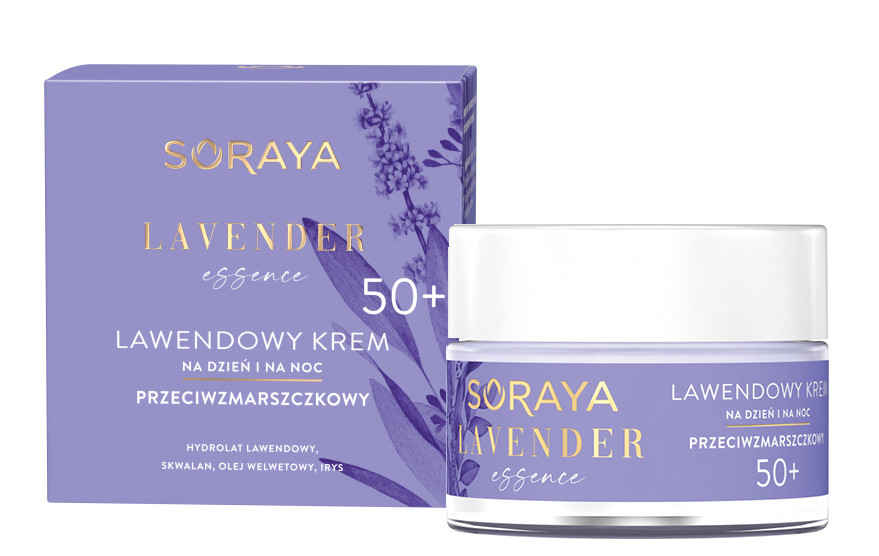Крем проти зморшок з лавандою Soraya Lavender Essence 50+