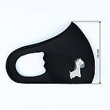 Захисна маска Pitta Black Zebra PC-BZ, розмір: дитячий, чорна, фото 2