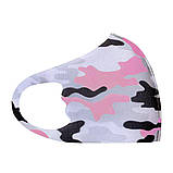 Захисна маска Pitta Military PС-MP, розмір: дитячий, military рожевий, фото 2