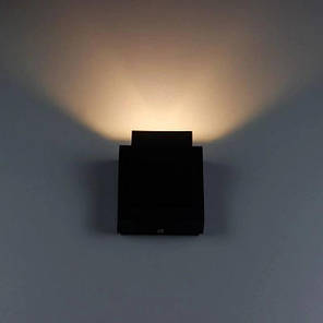 Фасадний світильник 1501A BK LED 3W IP54, фото 1