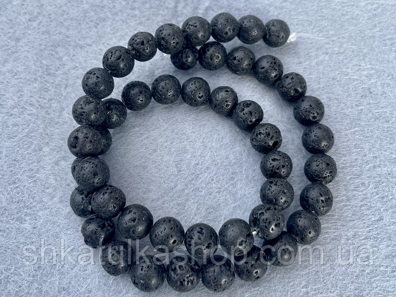 Вулканіт (вулканічна лава) 8мм, фото 1