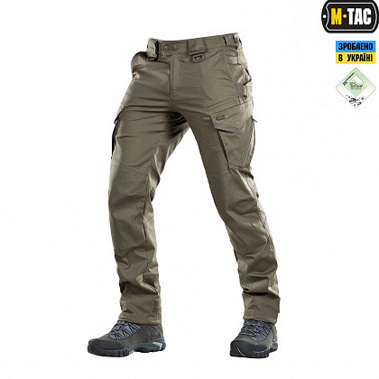 Тактичні чоловічі штани з водозахисним просоченням M-Tac Aggressor Gen.II Flex Dark Olive 32/34
