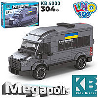 Конструктор городской транспорт LIMO TOY KB 4000, 304 детали