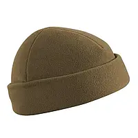 Флисовая Шапка Helikon-tex® Watch Cap - Coyote, теплая тактическая военная зимняя шапка койот