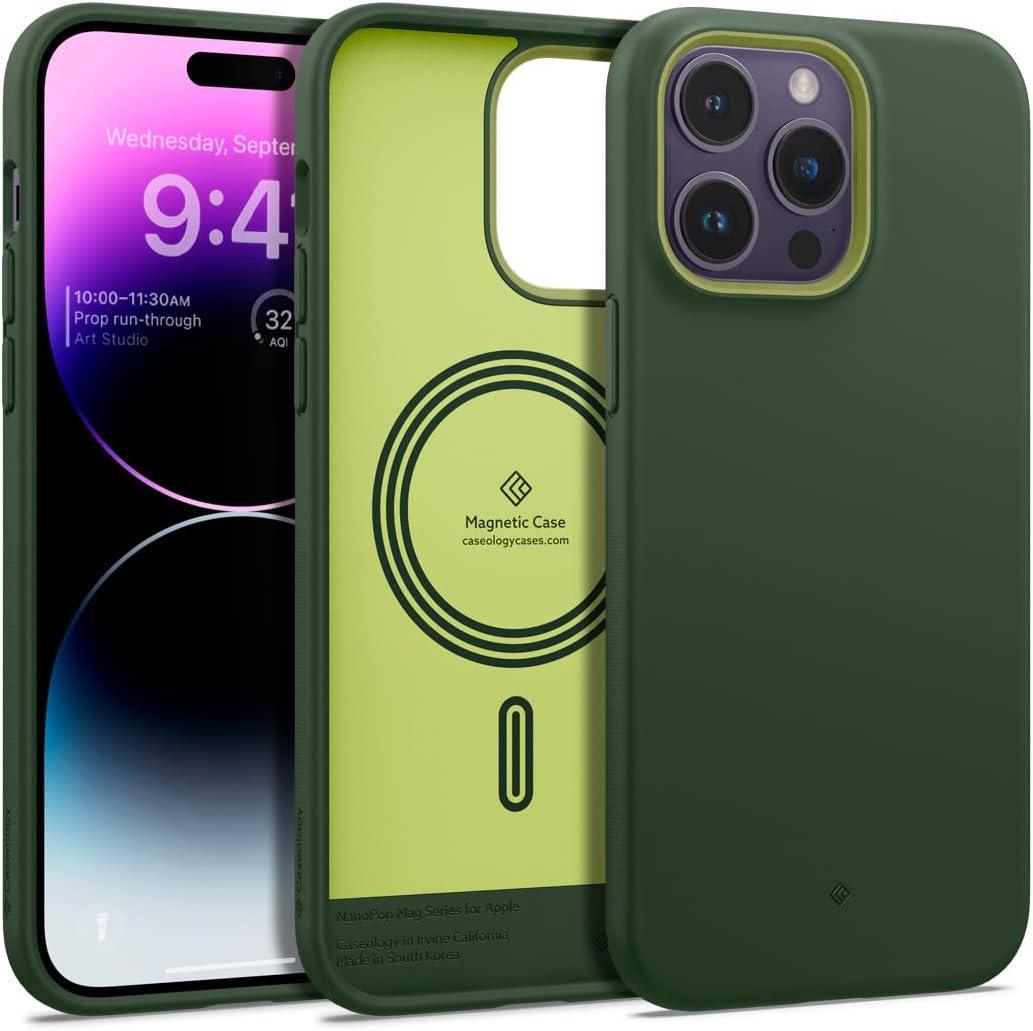 Чохол Caseology Nano Pop Mag Avo Green для iPhone 14 Pro Max ACS04868