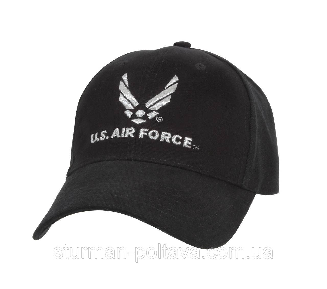 Бейсболка чоловіча з вишивкою ВВС U. S. Air Force Low Profile Cap бавовна твіл USA