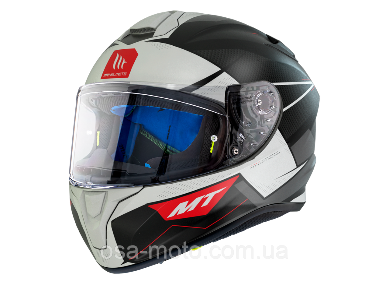 Мотошолом MT TARGO Podium B0 Matt Pearl White