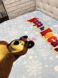 Ковдра покривало дитячаTAC Disney Battanie Маша та ведмідь 160*220 см, фото 8