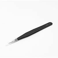 Сталевий, прямий пінцет ESD-10, фото 2