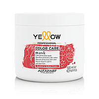 Регенерирующая маска для окрашенных волос Yellow Color Care 500 мл (Италия)