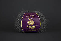 Avanti Yarn ANGORA PREMIUM (Ангора Преміум) № ЕF37/101 сірий (Пряжа ангора з люрексом і паєтками)
