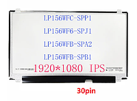 Матрица для ноутбука 15.6 Led Slim IPS FHD 1920x1080 30pin edp разъем справа внизу (LP156WF6) нов