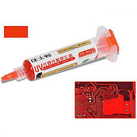 Маска защитная ультрафиолетового отверждения UV-801, красная