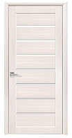 Двері міжкімнатні Шимо Ваниль Sonata Lira Екошпон скло сатин новый дизайн качество стиль