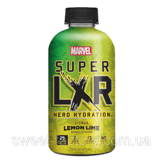 Arizona Marvel Super LXR Hero Hydration Лимон лайм 473ml, фото 1