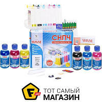 Система непрерывной подачи чернил (СНПЧ) WWM Epson Stylus Photo T50/T59/TX650 Everest BP/CP/MP/YP/LCP/LMP,