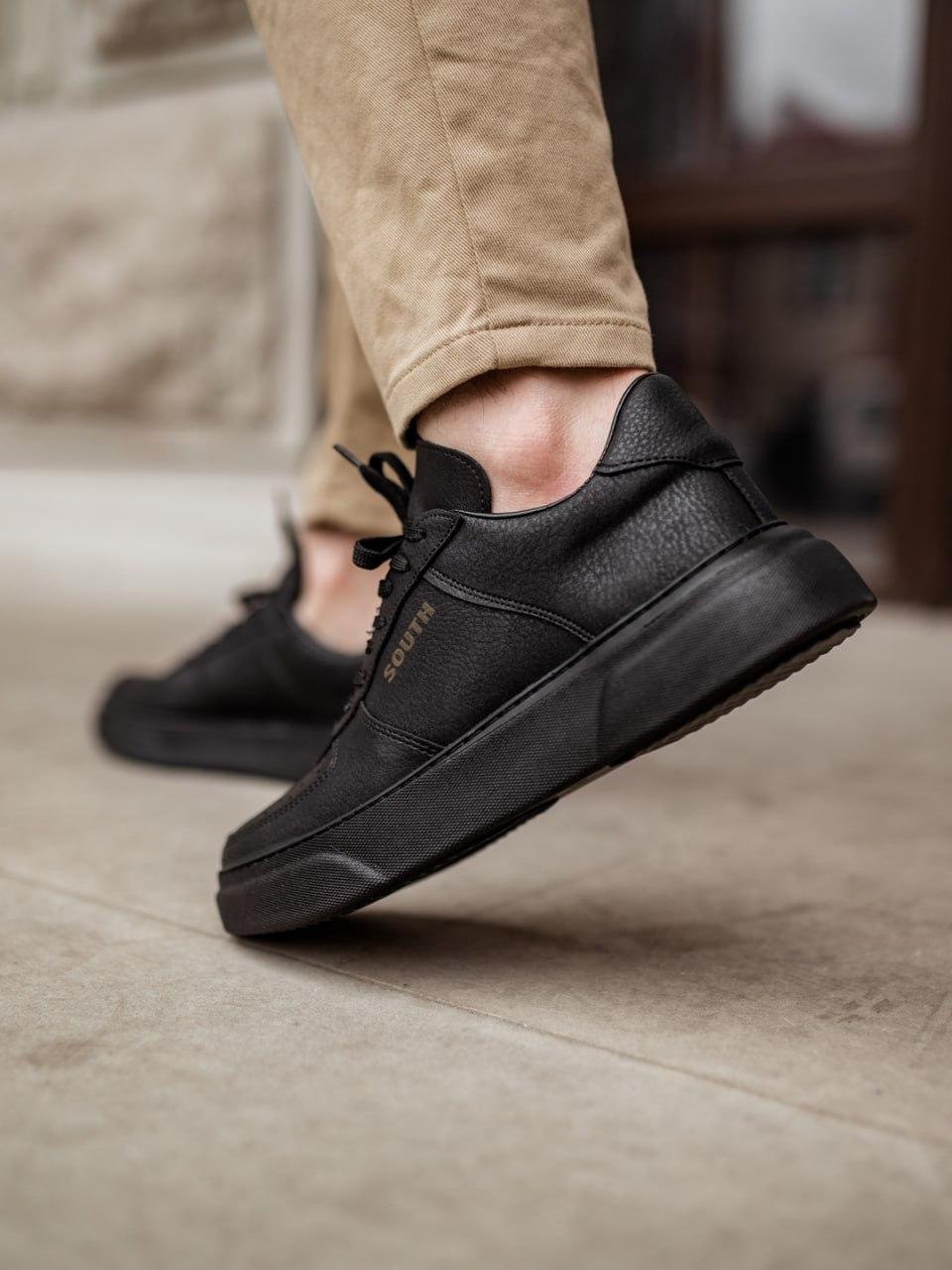 Мужские летние кроссовки для повседневной носки, стильные прочные кроссовки черного цвета на лето - фото 3 - id-p1912700345