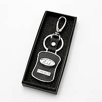 Стильный брелок с логотипом Киа черный, брелок для автомобильных ключей KIA