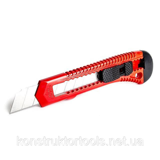 Ніж прорізний з відламним лезом 18 мм INTERTOOL HT-0500, фото 1