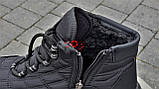 Черевики чоловічі зимові чорні дутіки Ботинки зимние мужские черные дутики (Код: М2002), фото 2