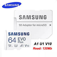 Карта пам'яті EVO PLUS 64GB micro SD class 10 UHS - Samsung
