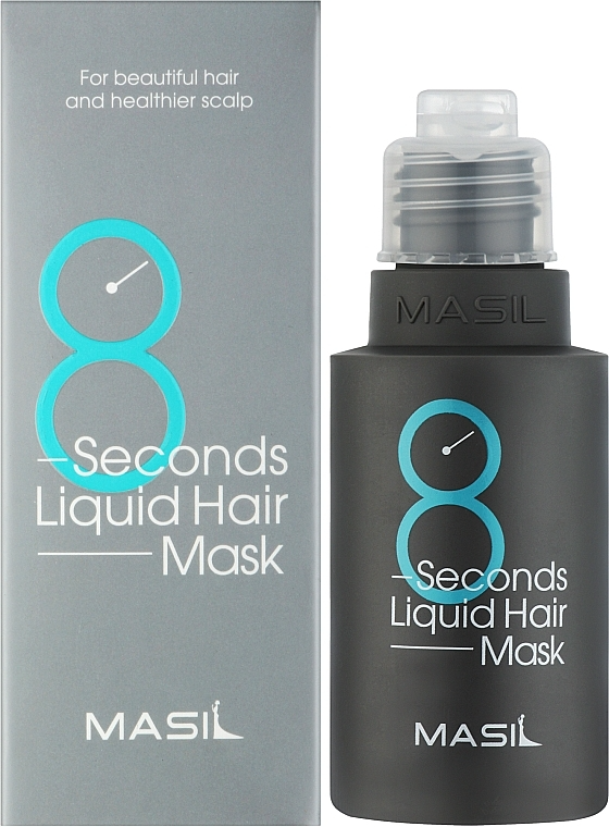 Маска для об'єму волосся і відновлення в флаконі Masil 8 Seconds Liquid Hair Mask 50 ml, фото 1