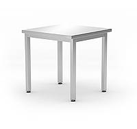Робочий стіл Budget Line без полиці гвинтовий, глибина: 600 мм, HENDI, Budget Line, 600x600x(H)850mm