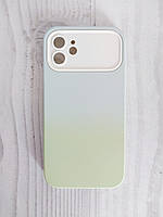 Защитный матовый ударопрочный чехол бампер для iPhone 12 с градиентными цветами