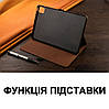 Чохол для будь-якої моделі планшета з натуральної шкіри протиударний вологостійкий книжка з підставкою "ALPINEX" Світло-коричневий, фото 5