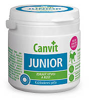 Витамины для щенков и молодых собак Canvit Junior for dogs- 100 г здоровый рост и развитие