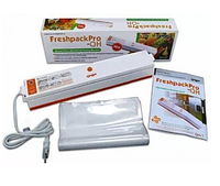 Побутовий вакуумний пакувальник Freshpack Pro QH-01, Вакууматор для продуктів, + 25 пакетів 20х25 см