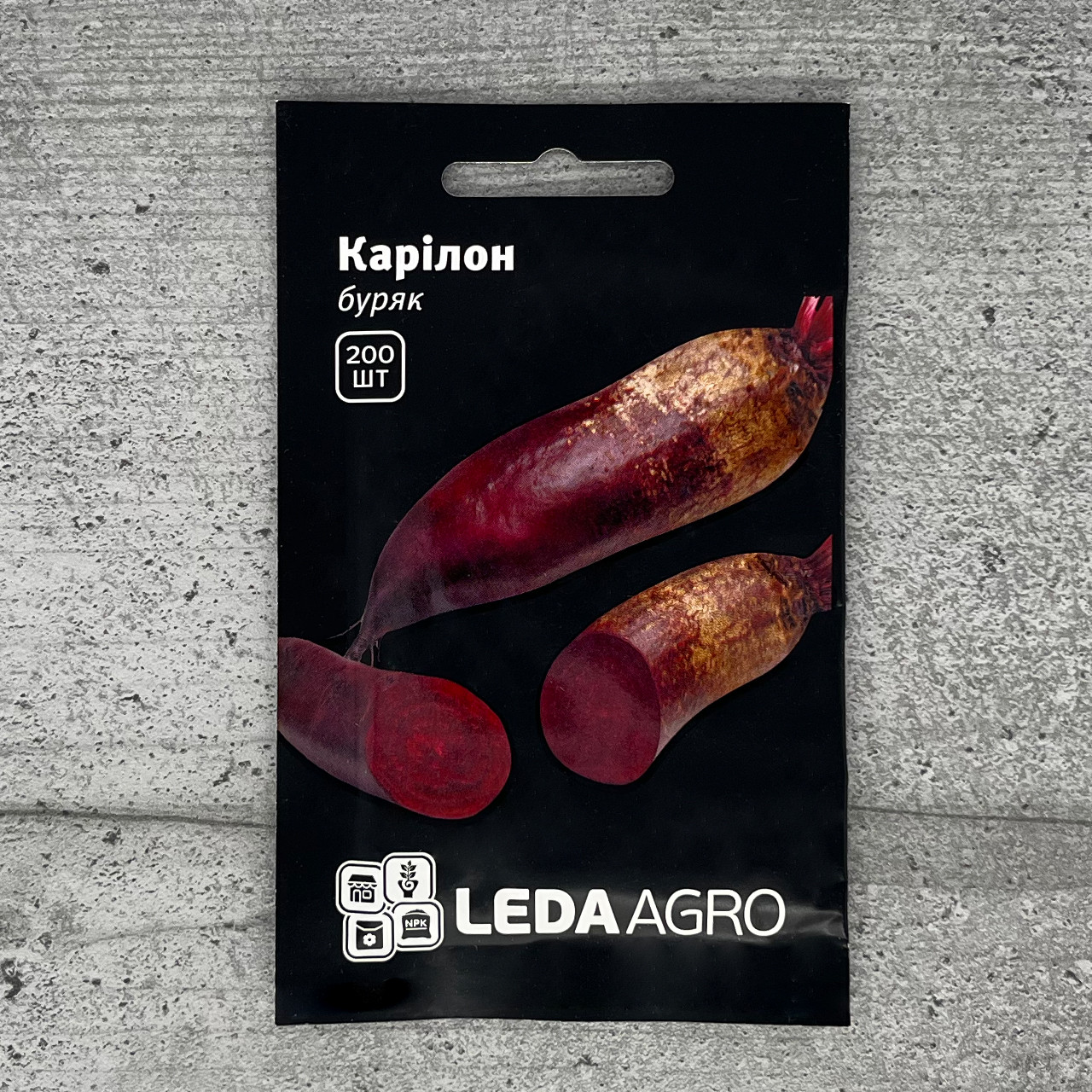 Буряк Карілон 200 шт насіння пакетоване Leda Agro