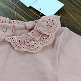 Бавовняний боді з ажурним комірцем на дівчинку Cool Club Польща р.62, фото 6