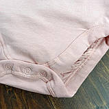 Бавовняний боді з ажурним комірцем на дівчинку Cool Club Польща р.62, фото 7