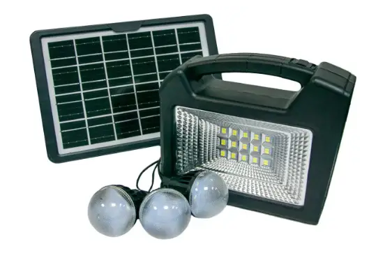 Фонарь - станция, портативная станция на 3 лампами с зарядкой и солнечной панелью CL25, мощный фонарь ручной - фото 2 - id-p1876434622