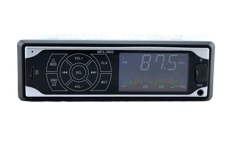 Автомагнитола MP3 3885 1 DIN ISO сенсорный дисплей Магнитола в автомобиль | Магнитофон в машину ck - фото 3 - id-p1858912437