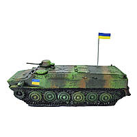 Статуэтка сувенир из гипса военная техника "Украинский тягач МТ-ЛБ", Милитари подарок для мужчин