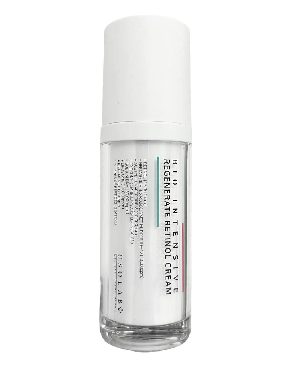Usolab Bio Intensive Regenerate Retinol Cream 30 ml - Регенеруючий крем з 1.5% ретинолу для оновлення шкіри