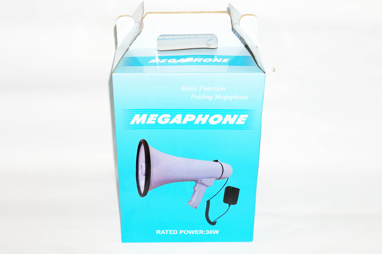 Громкоговоритель мегафон (рупор) Megaphone HW 20B 30W - фото 7 - id-p1858912974
