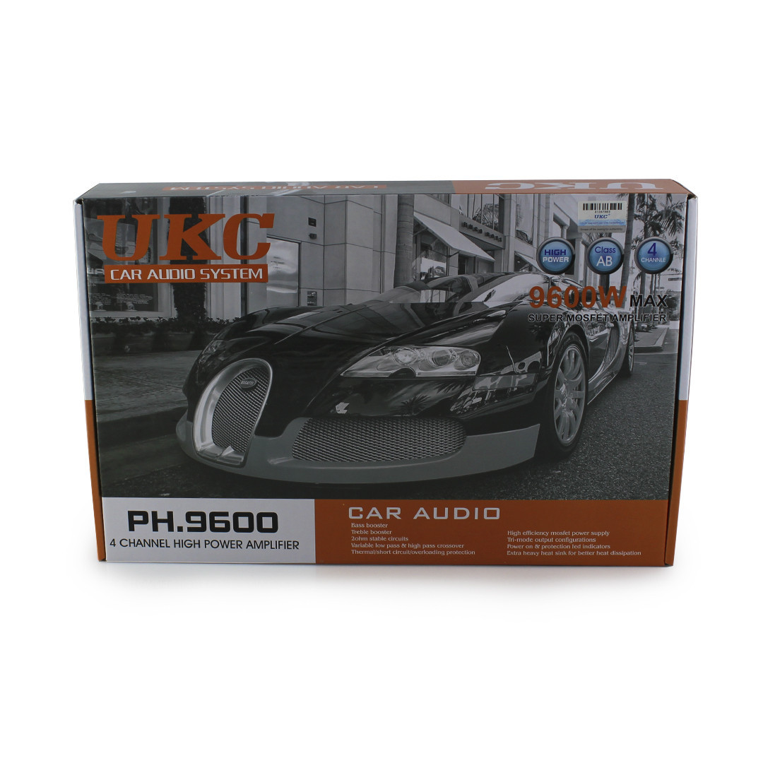 Усилитель CAR AMP 9600 4 CH | Аудио усилитель | Усилитель звука в авто ck - фото 4 - id-p1870058503