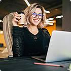 Офісне крісло Sofotel Porto 2437 Бежевий Преміум, ергономічне, з регулюванням висоти та хромованою основою, фото 3