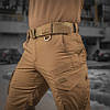 Тактичні чоловічі штани Ріп-стоп із водозахисним просоченням M-Tac Aggressor Gen.II Flex Coyote Brown 34/32, фото 2