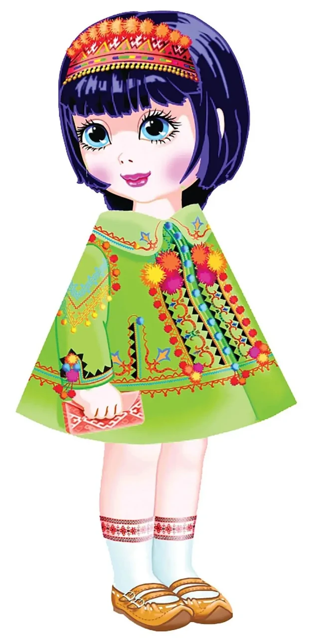 Ляльки. Марійка (зелене пальто) Автор Олена Хітушко, фото 1