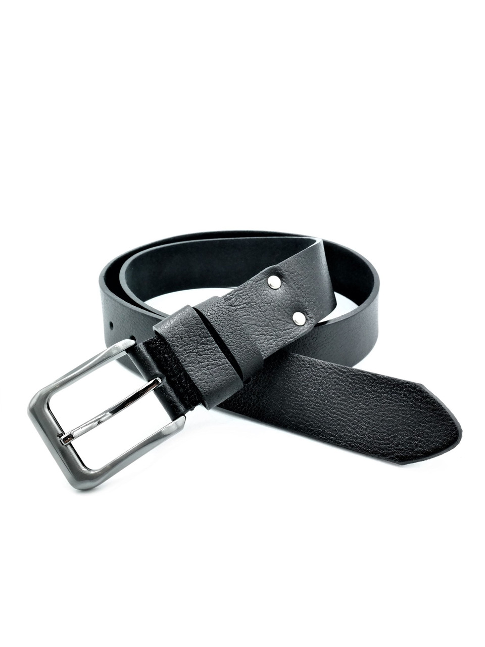 Чоловічий шкіряний ремінь 4 х 110-130 см Weatro Чорний tur-mkr-40k-005, фото 1