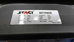 SENCI Генераторна установка SC7000E 1ф 4,1 кВА ел. старт, бак-15л SENCI