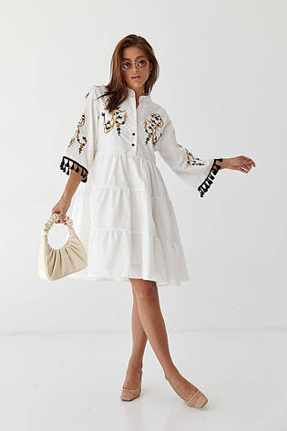 Жіноча сукня вишиванка "Амодея Fashion", cotton à la linen, фото 2