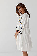 Жіноча сукня вишиванка "Амодея Fashion", cotton à la linen, фото 3