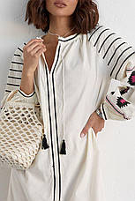 Жіноча сукня вишиванка "Веснянка Fashion", cotton à la linen, фото 3