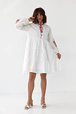 Жіноча сукня вишиванка "Квіткова Fashion", cotton à la linen, фото 3